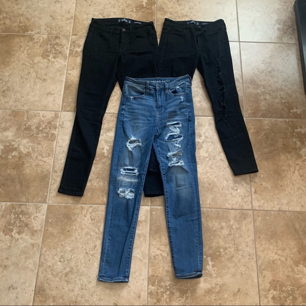 Hollister and American Eagle Jeans Bundle